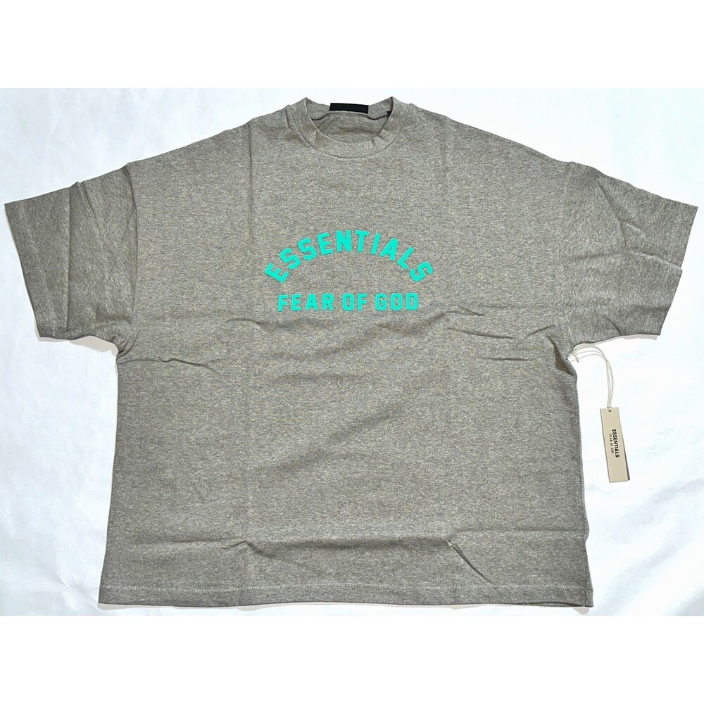 Fear of God Essentials Heavy Jersey Short Sleeve Tee Dark Oatmeal XXL